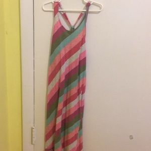 Striped colorful dress